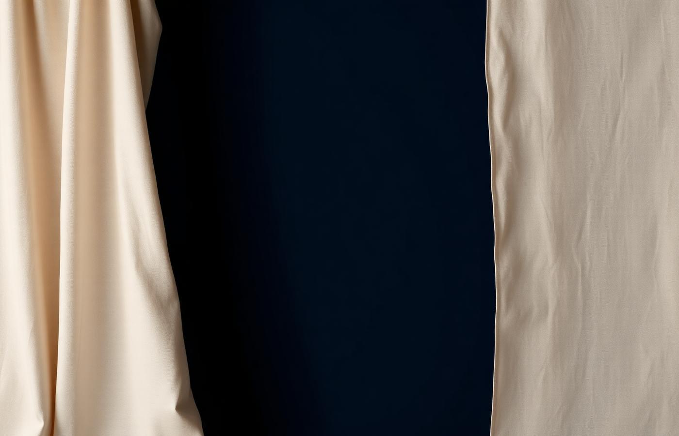 Nude and navy textile study